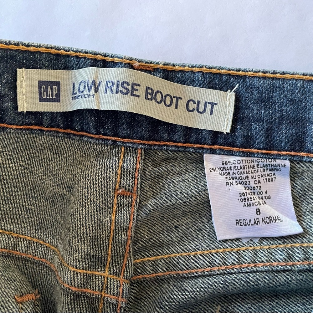 GAP Low Rise Bootcut Size 8 - Picture 8 of 8